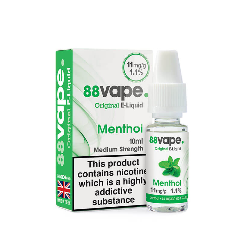 88Vape Menthol 50VG/50PG e-liquid 10ml | Vapestore UK 88Vape Menthol 50VG/50PG e-liquid 10ml | Vapestore UK