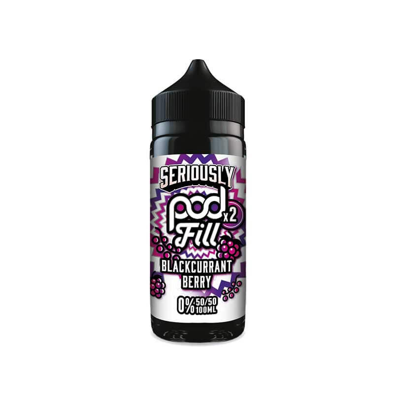 Doozy Seriously Pod Fill x2 Blackcurrant Berry 100ml 50/50 MTL Shortfill | Vapestore UK Doozy Seriously Pod Fill x2 Blackcurrant Berry 100ml 50/50 MTL Shortfill | Vapestore UK