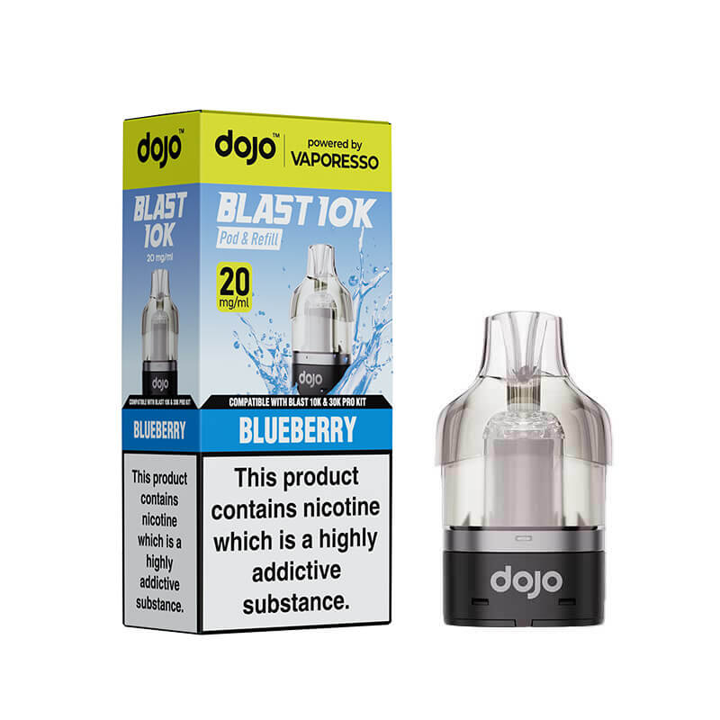Vaporesso Dojo Blast 10K +Dojo Blast 30K Blueberry Prefilled Pod & Refill | Vapestore UK Vaporesso Dojo Blast 10K +Dojo Blast 30K Blueberry Prefilled Pod & Refill | Vapestore UK