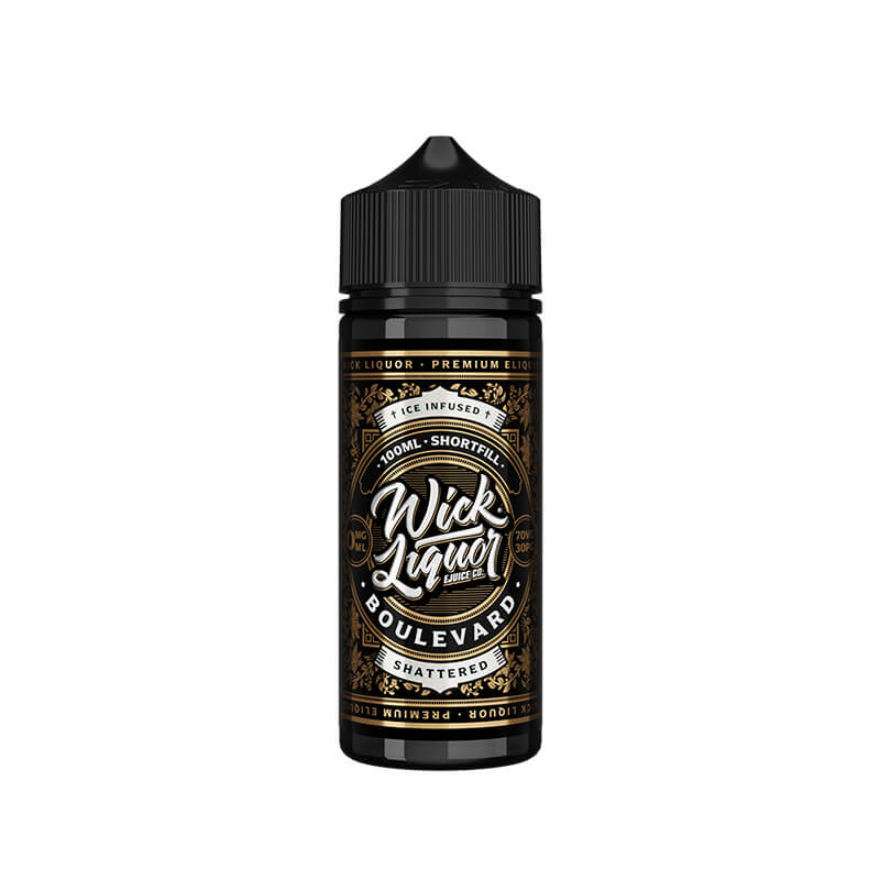 shortfill vape juice Wick Liquor Boulevard Shattered Shortfill 100ml