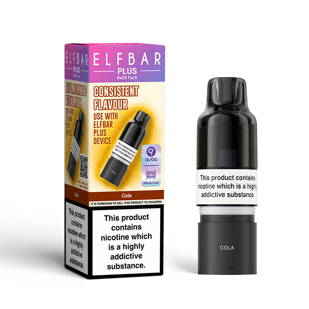Cola Elf Bar Plus Prefilled Pod  20mg | Vapestore UK
