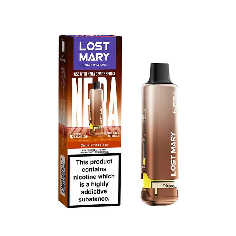 Lost Mary Nera15K Dubai Chocolate Refill Pod, 20mg | Vapestore UK Lost Mary Nera15K Dubai Chocolate Refill Pod, 20mg | Vapestore UK