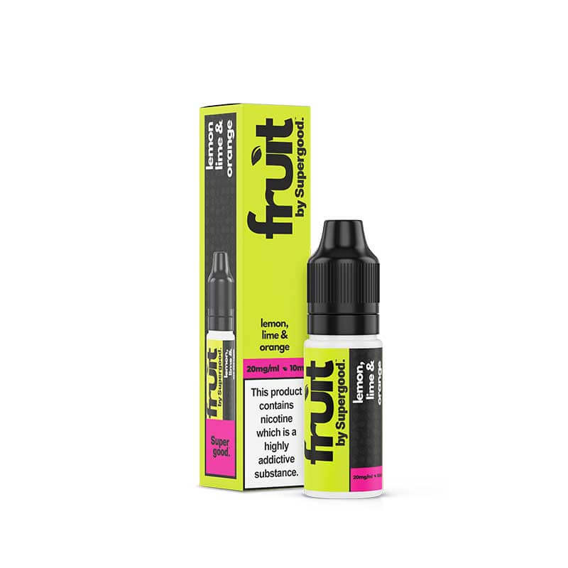 Fruit by Supergood Lemon Lime and Orange 10ml Nic Salt | Vapestore UK Fruit by Supergood Lemon Lime and Orange 10ml Nic Salt | Vapestore UK