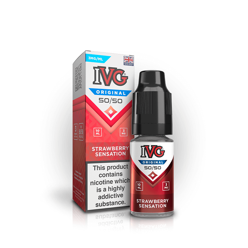 Strawberry Sensation IVG E-Liquid 50/50 | Vapestore Strawberry Sensation IVG E-Liquid 50/50 | Vapestore