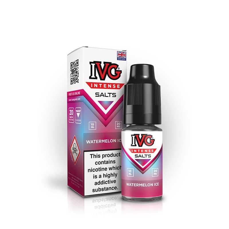 IVG Intense Salts Watermelon Ice Nic Salt 10ml | Vapestore UK IVG Intense Salts Watermelon Ice Nic Salt 10ml | Vapestore UK