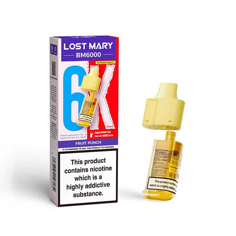 Lost Mary Purple Passion Punch Flavor Lost Mary BM6000 Fruit Punch Replacement 2ml Pod+10ml Lost Mary Purple Passion Punch Flavor Lost Mary BM6000 Fruit Punch Replacement 2ml Pod+10ml