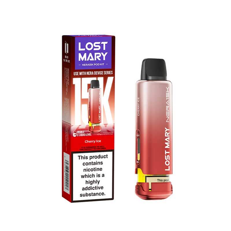 Lost Mary Nera15K Refill Pods Cherry Ice (20mg) | Vapestore UK Lost Mary Nera15K Refill Pods Cherry Ice (20mg) | Vapestore UK