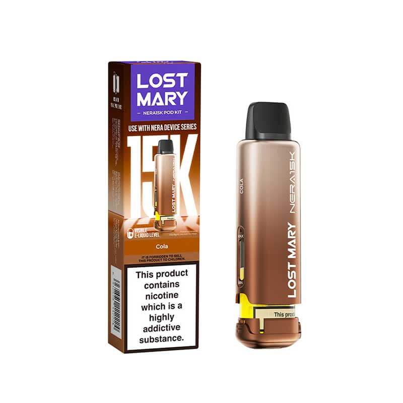 Lost Mary Nera15K Refill Pods Cola (20mg) | Vapestore UK Lost Mary Nera15K Refill Pods Cola (20mg) | Vapestore UK