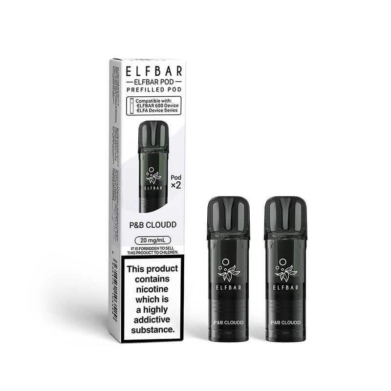 Elf Bar 600 P&B Cloudd Prefilled Pods 2-pack 20mg | Vapestore UK Elf Bar 600 P&B Cloudd Prefilled Pods 2-pack 20mg | Vapestore UK