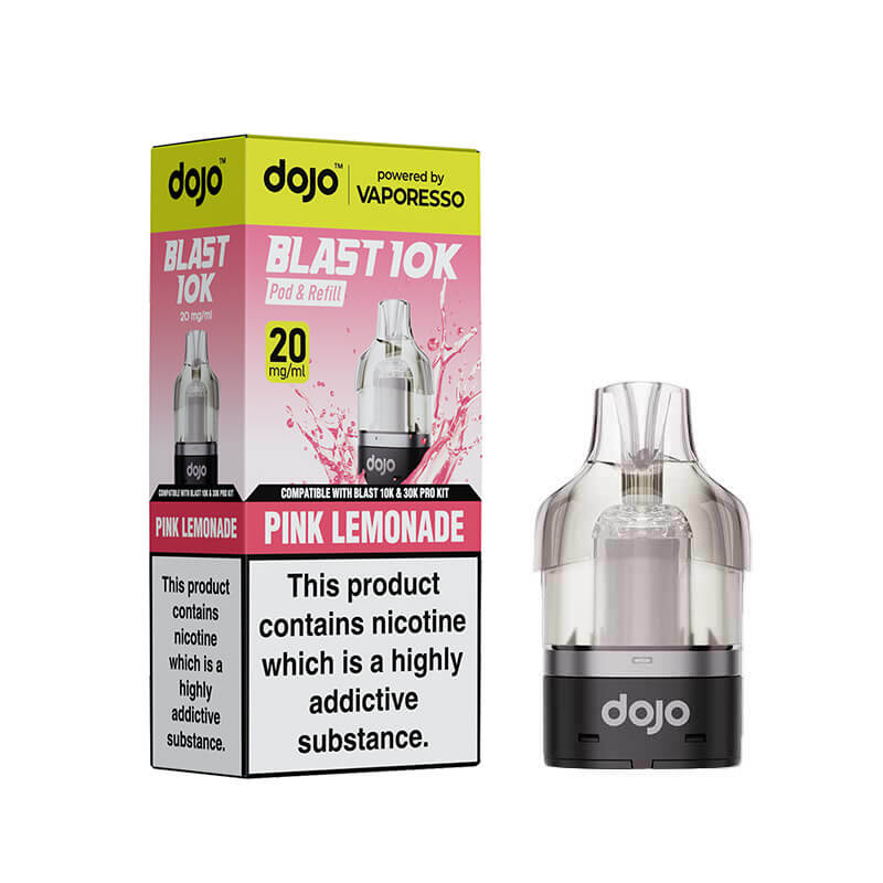 Vaporesso Dojo Blast 10K + Dojo Blast 30K Pink Lemonade Prefilled Pod & Refill | Vapestore UK Vaporesso Dojo Blast 10K + Dojo Blast 30K Pink Lemonade Prefilled Pod & Refill | Vapestore UK