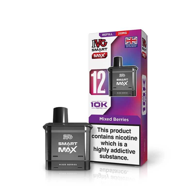 Mixed Berries IVG Smart Max Prefilled Pods 20mg Nic Salt | Vapestore UK Mixed Berries IVG Smart Max Prefilled Pods 20mg Nic Salt | Vapestore UK