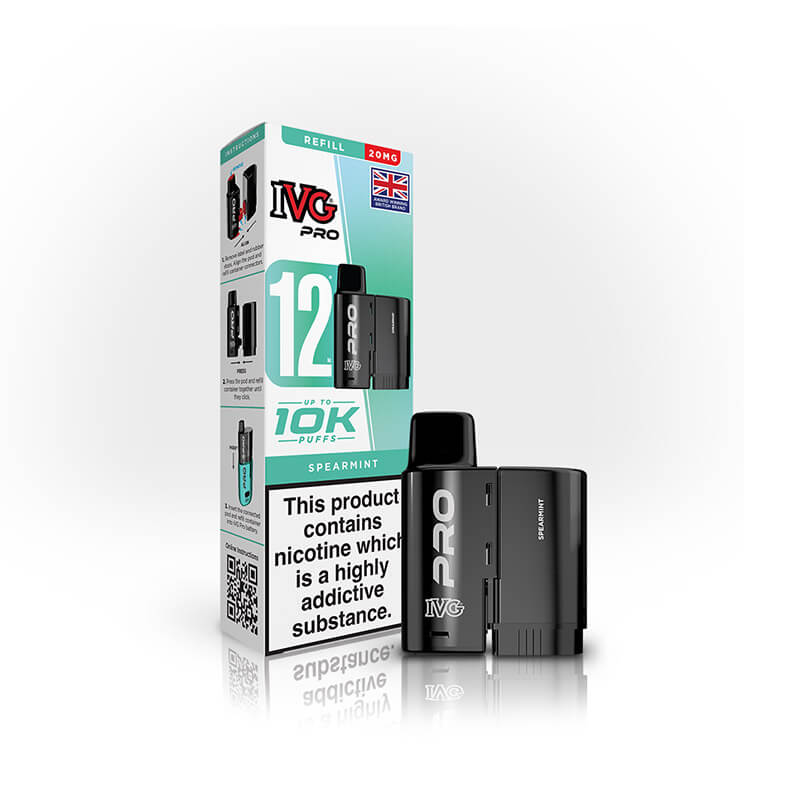 vape pod refill IVG Pro 12 Spearmint Prefilled Vape Refill Pod 20mg vape pod refill IVG Pro 12 Spearmint Prefilled Vape Refill Pod 20mg