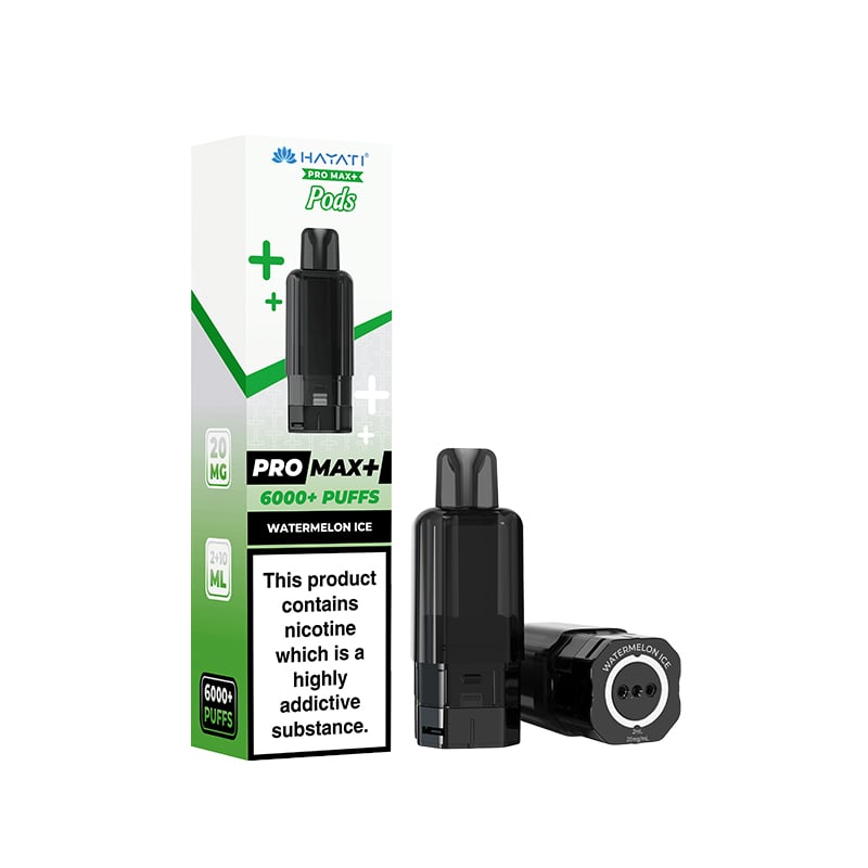Hayati Pro Max + Watermelon Ice Prefilled Pod Refill 20mg | Vapestore UK Hayati Pro Max + Watermelon Ice Prefilled Pod Refill 20mg | Vapestore UK