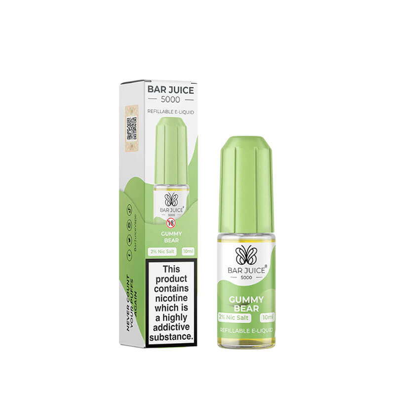 Bar Juice 5000 Gummy Bear 10ml Nic Salt E-Liquid | Vapestore UK Bar Juice 5000 Gummy Bear 10ml Nic Salt E-Liquid | Vapestore UK