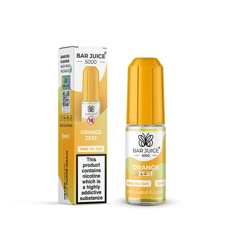 Bar Juice 5000 Orange Zest Nic Salt E-liquid 10ml | Vapestore UK Bar Juice 5000 Orange Zest Nic Salt E-liquid 10ml | Vapestore UK