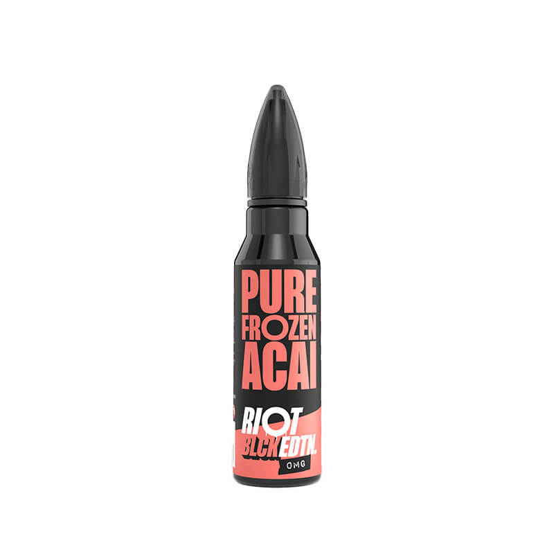 Riot Squad Pure Frozen Acai E-Liquid Black Edition 50ml | Vapestore Riot Squad Pure Frozen Acai E-Liquid Black Edition 50ml | Vapestore