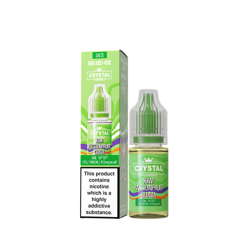 SKE Crystal Kiwi Passionfruit Guava Nic Salt E-liquid 10ml | Vapestore UK SKE Crystal Kiwi Passionfruit Guava Nic Salt E-liquid 10ml | Vapestore UK