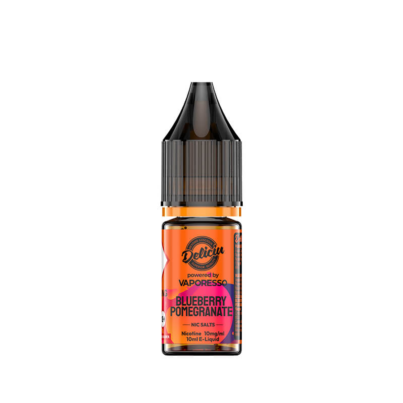 Deliciu V2 Blueberry Pomegranate 10ml Nic Salt E-Liquid by Vaporesso Premium Vape Juice with Great Flavour | Vapestore UK Deliciu V2 Blueberry Pomegranate 10ml Nic Salt E-Liquid by Vaporesso Premium Vape Juice with Great Flavour | Vapestore UK