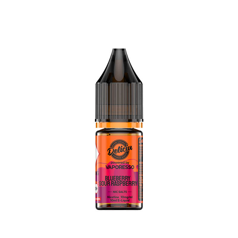 Deliciu V2 Blueberry Sour Raspberry 10ml Nic Salt E-Liquid by Vaporesso Premium Vape Juice with Great Flavour | Vapestore UK Deliciu V2 Blueberry Sour Raspberry 10ml Nic Salt E-Liquid by Vaporesso Premium Vape Juice with Great Flavour | Vapestore UK