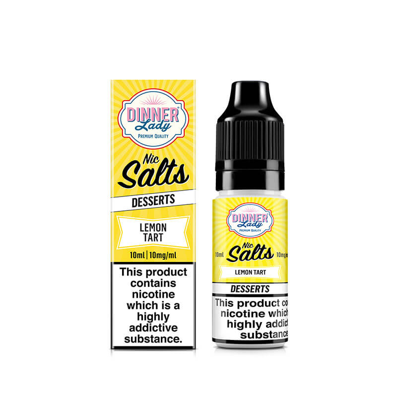 Dinner Lady Lemon Tart Nic Salt E-Liquid Premium Vape Juice with Great Flavour | Vapestore UK Dinner Lady Lemon Tart Nic Salt E-Liquid Premium Vape Juice with Great Flavour | Vapestore UK