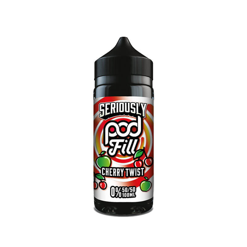 Doozy Vape Co. Seriously Pod Fill Cherry Twist 50/50 E-liquid Shortfill 100ml | Vapestore UK Doozy Vape Co. Seriously Pod Fill Cherry Twist 50/50 E-liquid Shortfill 100ml | Vapestore UK