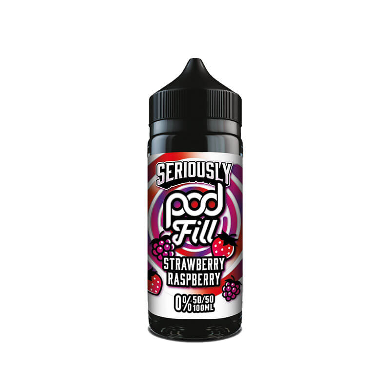 Doozy Vape Co. Seriously Pod Fill Strawberry Raspberry 50/50 E-liquid Shortfill 100ml | Vapestore UK Doozy Vape Co. Seriously Pod Fill Strawberry Raspberry 50/50 E-liquid Shortfill 100ml | Vapestore UK