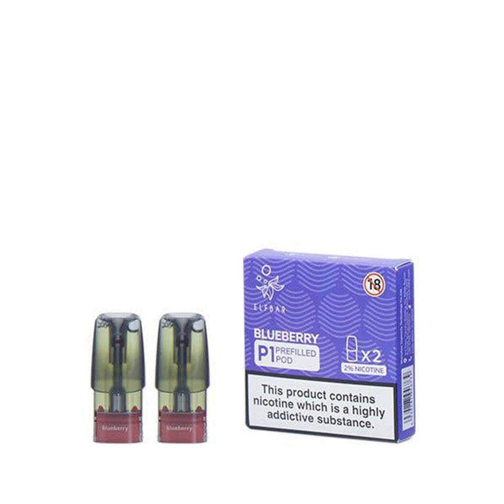Elf Bar Mate P1 Blueberry Prefilled Pods 20mg Compact Refillable Pod Vape Kit | Vapestore UK Elf Bar Mate P1 Blueberry Prefilled Pods 20mg Compact Refillable Pod Vape Kit | Vapestore UK