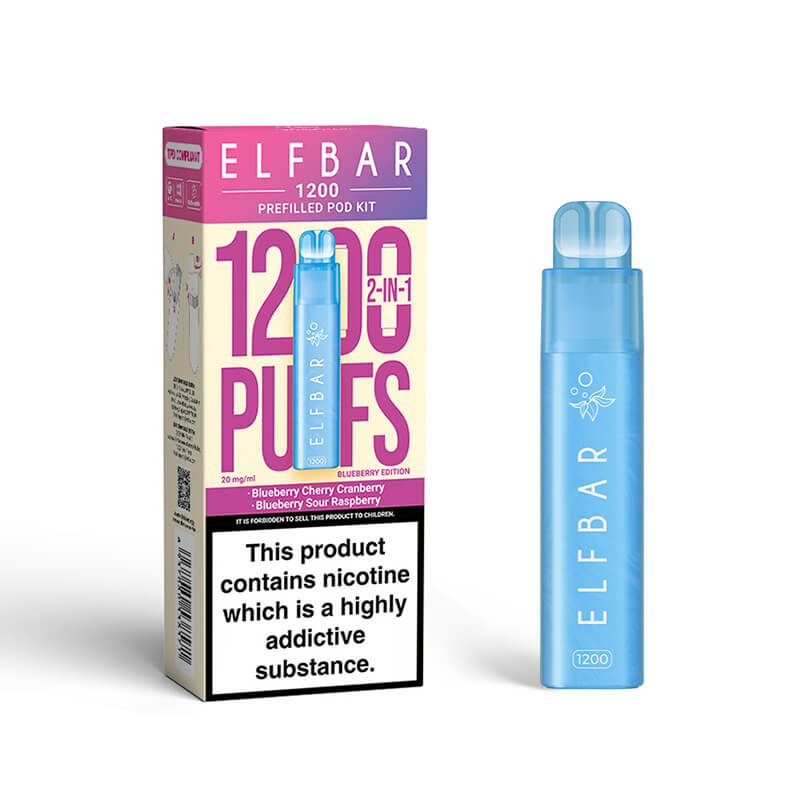 Elf Bar 1200 2in1 Prefilled Pod Vape Kit 20mg | Vapestore Elf Bar 1200 2in1 Prefilled Pod Vape Kit 20mg | Vapestore