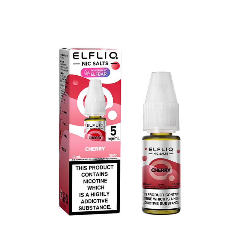 Elf Bar Elfliq Cherry 10ml Nic Salt E-Liquid | Vapestore UK Elf Bar Elfliq Cherry 10ml Nic Salt E-Liquid | Vapestore UK