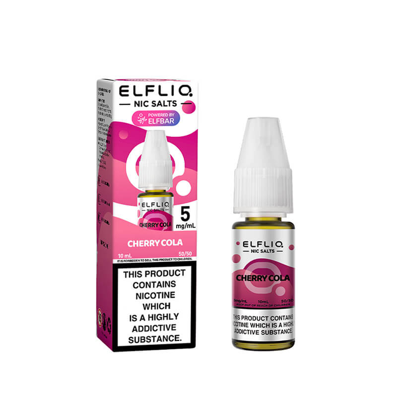 vape liquid that tastes like elf bar Elf Bar Elfliq Cherry Cola 10ml Nic Salt E-liquid