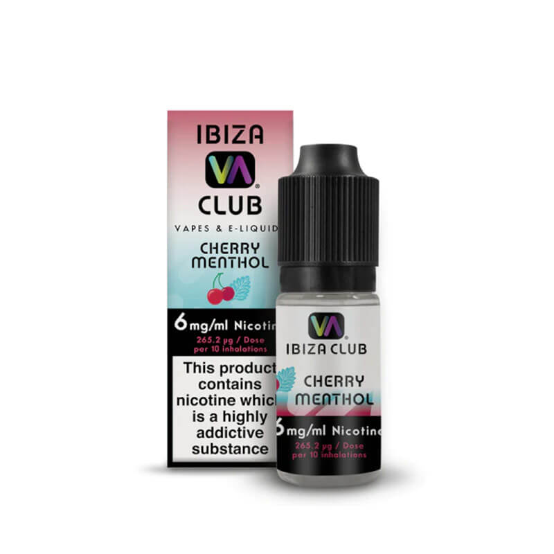 Ibiza Club Cherry Menthol 50/50 E-Liquid 10ml | Vapestore UK Ibiza Club Cherry Menthol 50/50 E-Liquid 10ml | Vapestore UK