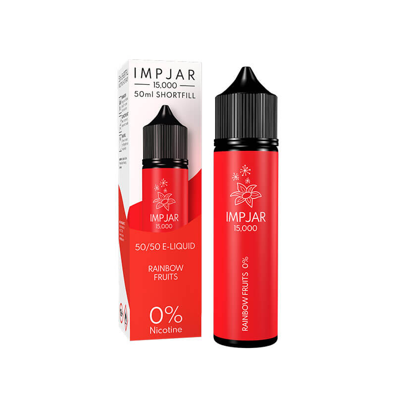 Imp Jar Rainbow Fruits Shortfill E-Liquid 50ml | Vapestore UK Imp Jar Rainbow Fruits Shortfill E-Liquid 50ml | Vapestore UK