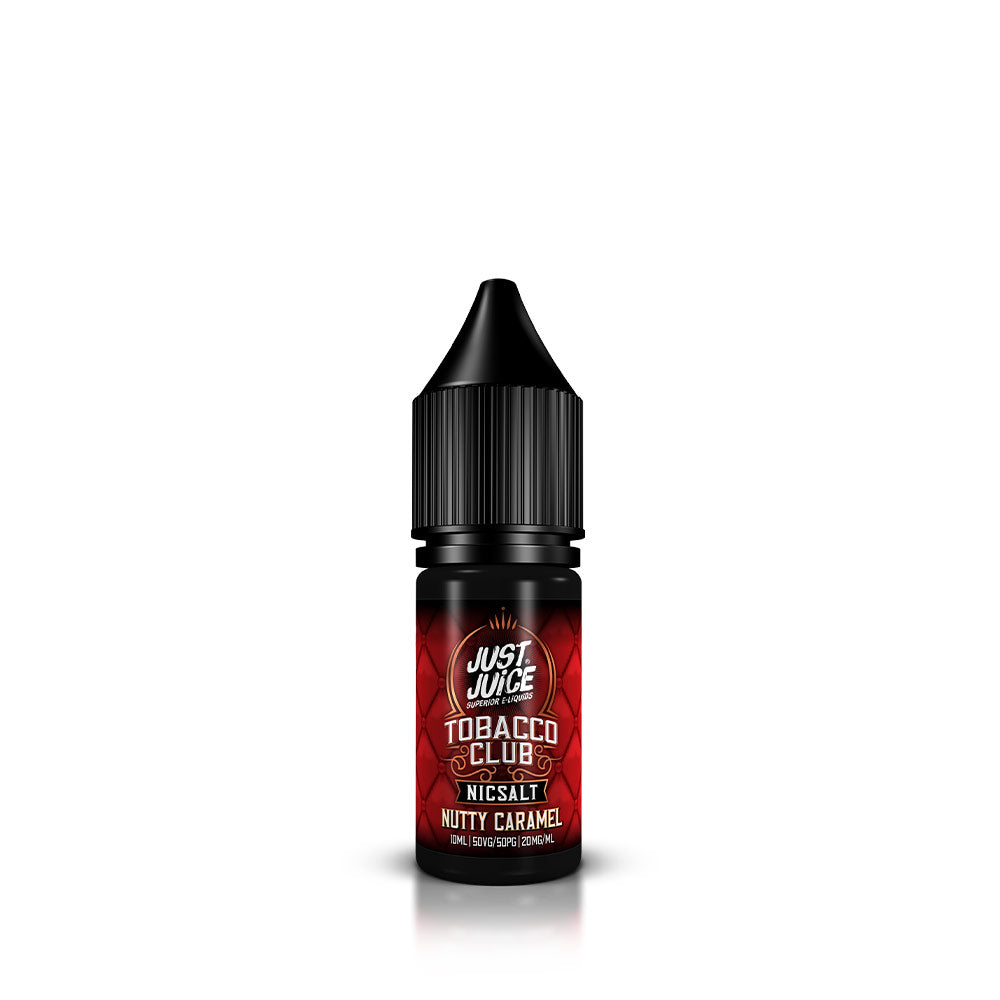 nutty vape flavors Nutty Caramel Tobacco Just Juice Nic Salt E-Liquid 10ml