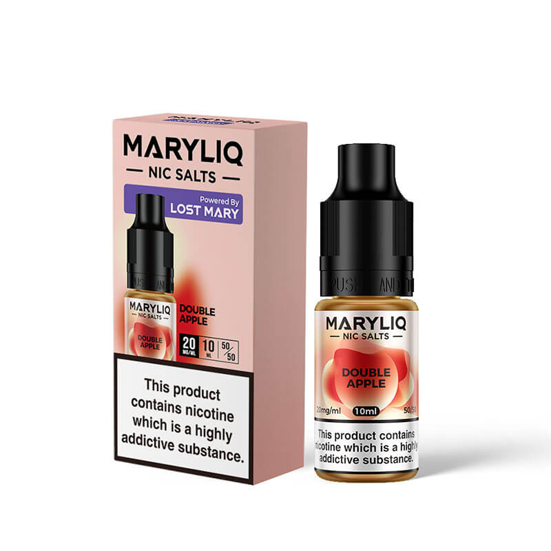 Lost Mary Maryliq Double Apple Nic Salt E-liquid 10ml | Vapestore UK Lost Mary Maryliq Double Apple Nic Salt E-liquid 10ml | Vapestore UK