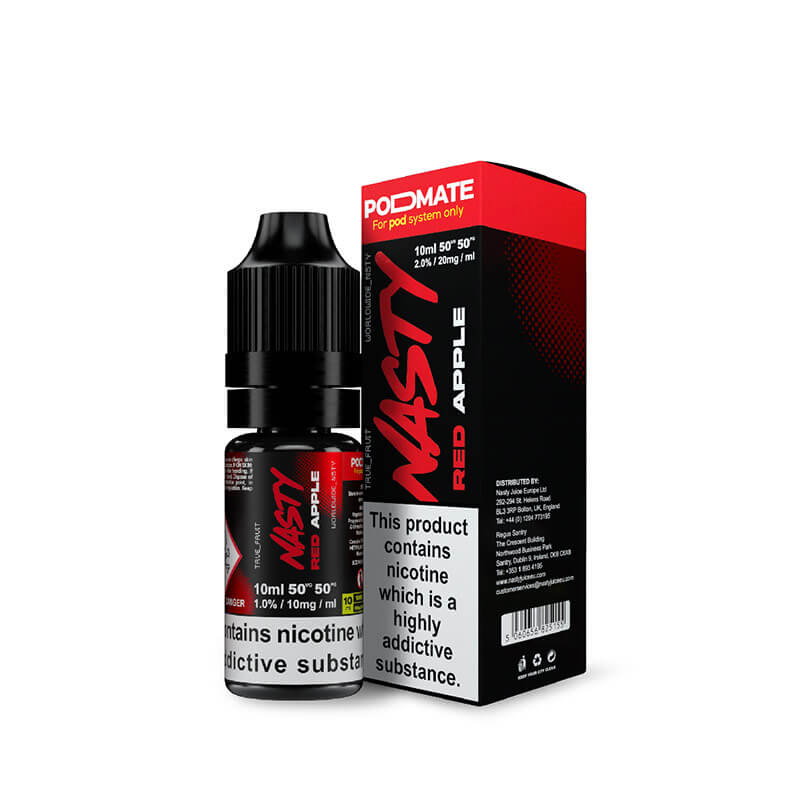 Red Apple from Pod Mate by Nasty Juice Nic Salt E-liquid | Vapestore UK Red Apple from Pod Mate by Nasty Juice Nic Salt E-liquid | Vapestore UK