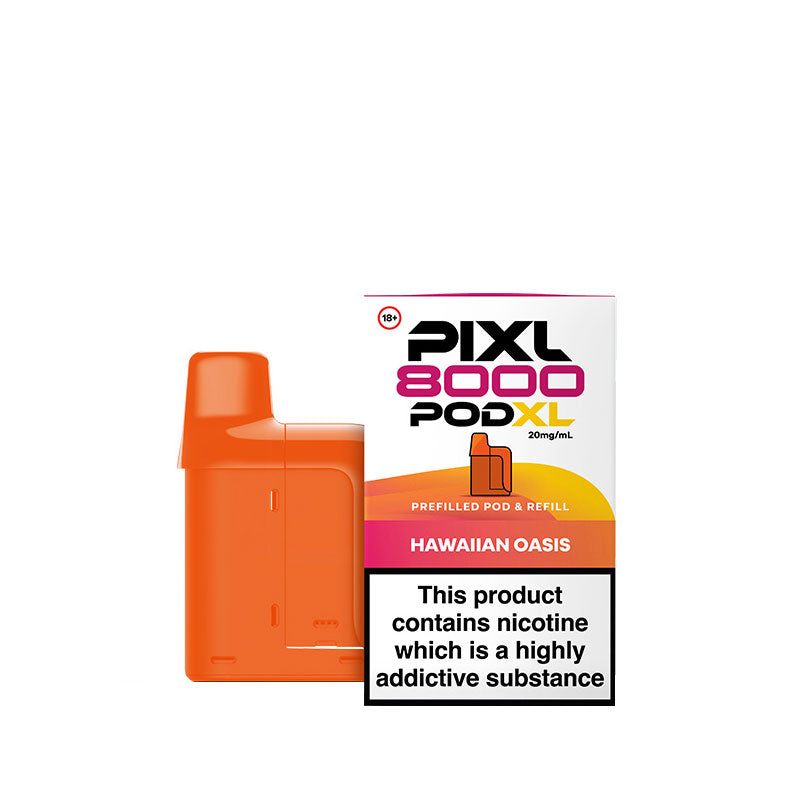 Hawaiian Oasis PIXL 8000 Prefilled Pod 20mg Nic Salt | Vapestore UK Hawaiian Oasis PIXL 8000 Prefilled Pod 20mg Nic Salt | Vapestore UK