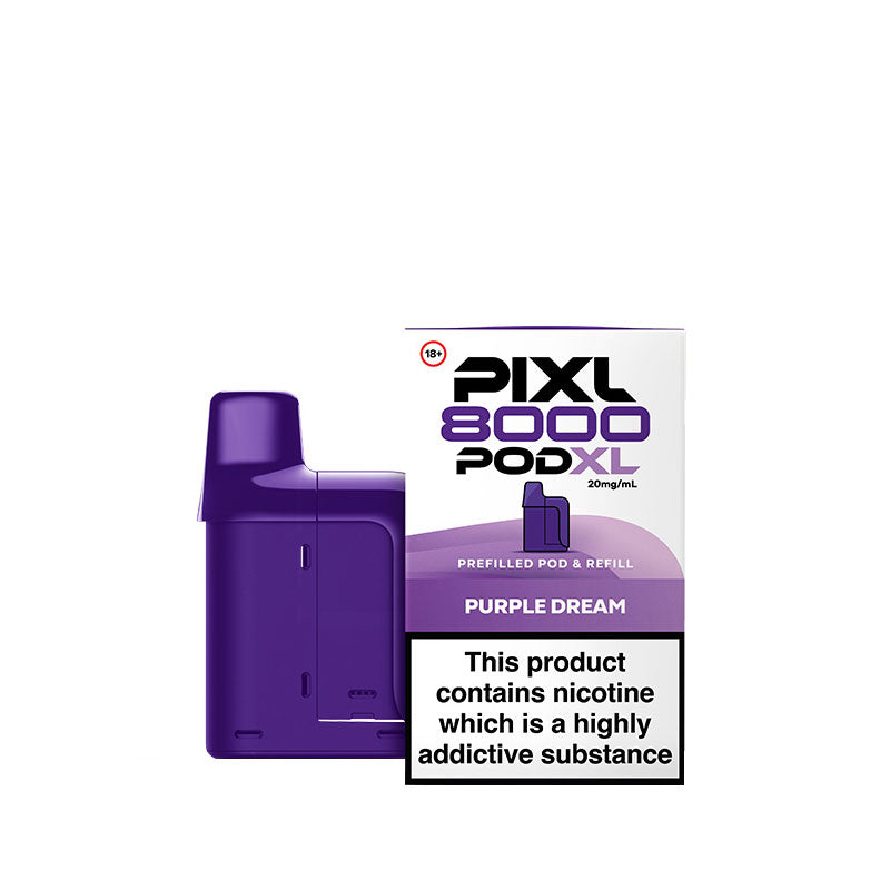 Purple Dream PIXL 8000 Prefilled Pod – 20mg Nic Salt | Vapestore UK