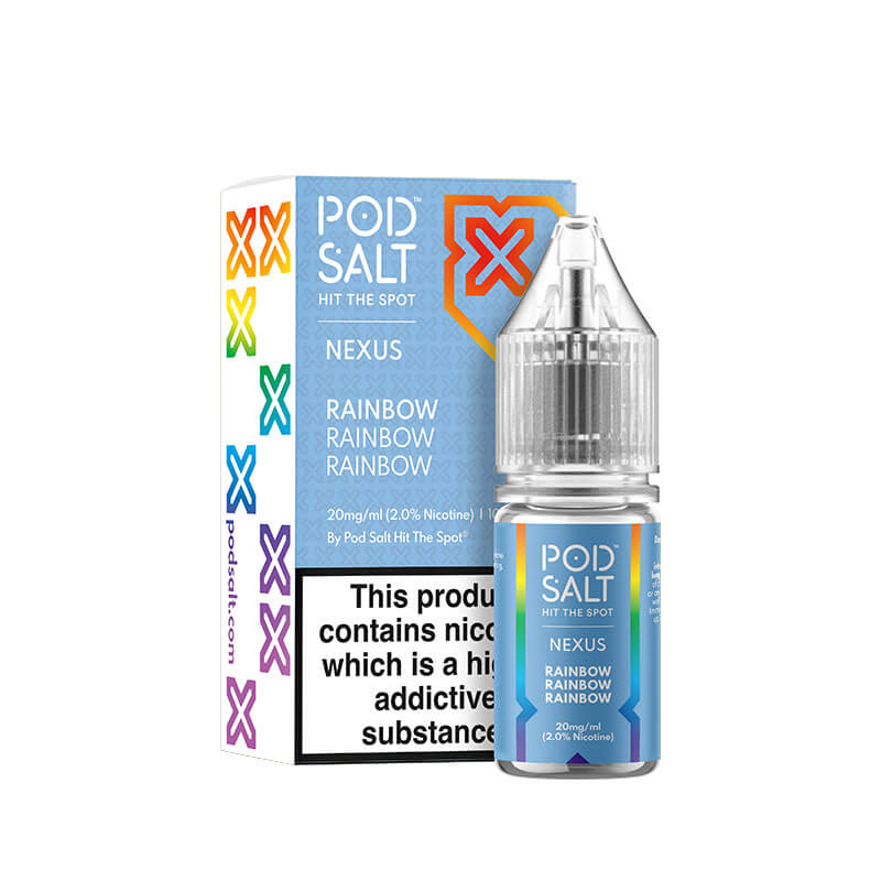 Pod Salt Nexus Rainbow Nic Salt E-liquid | Vapestore UK Pod Salt Nexus Rainbow Nic Salt E-liquid | Vapestore UK