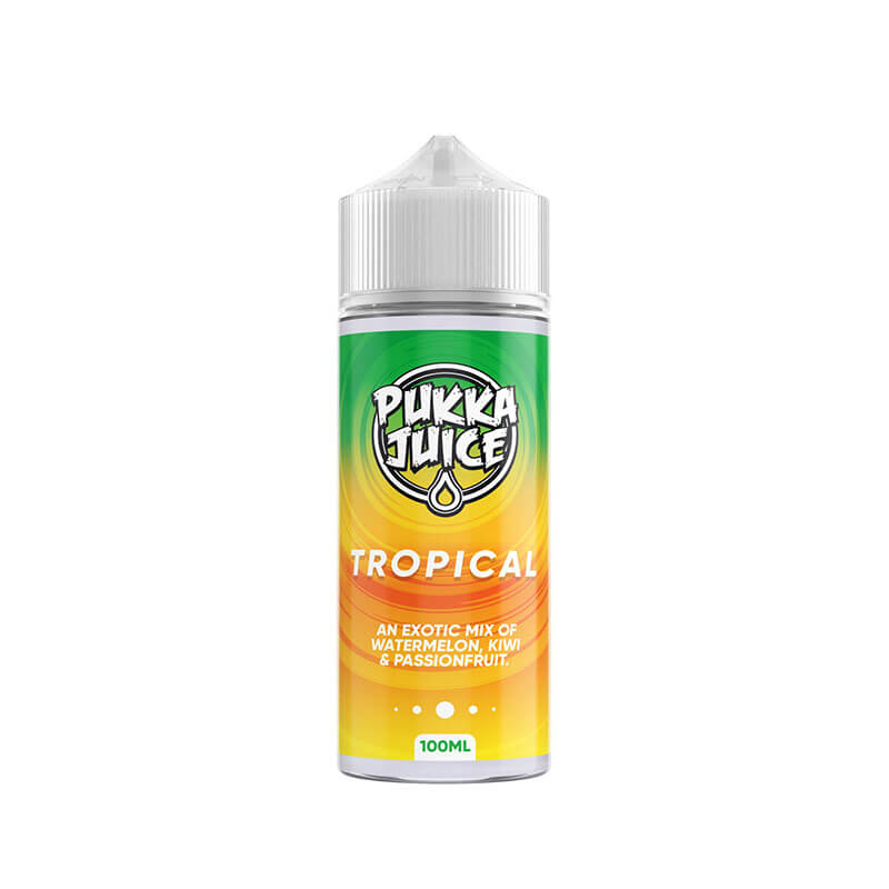 Pukka Juice Tropical E-liquid Shortfill 100ml | Vapestore UK Pukka Juice Tropical E-liquid Shortfill 100ml | Vapestore UK
