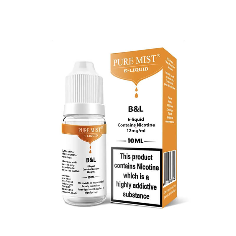 Pure Mist B+L High-PG E-liquid 10ml | Vapestore UK Pure Mist B+L High-PG E-liquid 10ml | Vapestore UK
