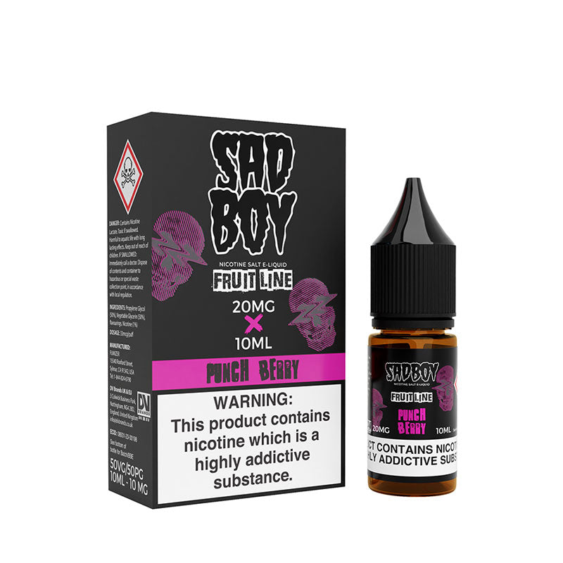 Sadboy Punch Berry flavour Nic Salt E-liquid | Vapestore UK Sadboy Punch Berry flavour Nic Salt E-liquid | Vapestore UK