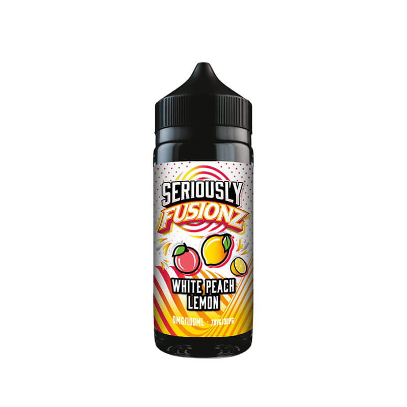 Doozy Vape Co. Seriously Fusionz White Peach Lemon Shortfill E-liquid 100ml. Vapestore UK Doozy Vape Co. Seriously Fusionz White Peach Lemon Shortfill E-liquid 100ml. Vapestore UK