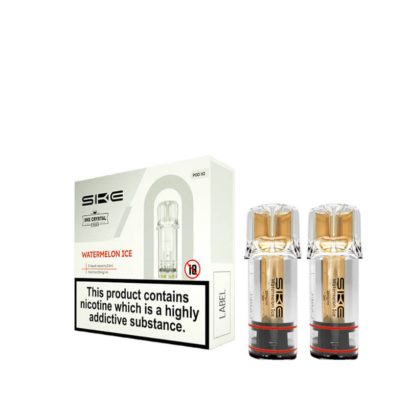 SKE Crystal Plus Watermelon Ice Prefilled Pods x 2 | Vapestore UK SKE Crystal Plus Watermelon Ice Prefilled Pods x 2 | Vapestore UK
