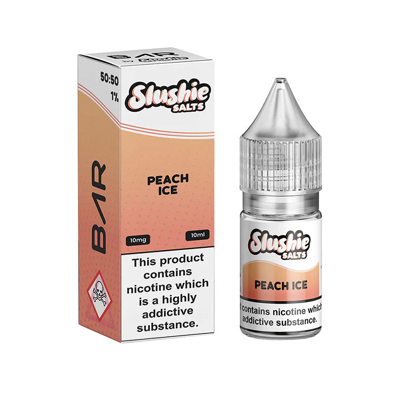 Slushie Bar Salts Peach Ice Nic Salt 10ml | Vapestore UK Slushie Bar Salts Peach Ice Nic Salt 10ml | Vapestore UK