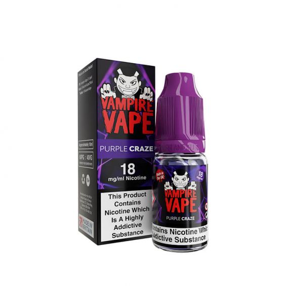 Vampire Vape Purple Craze 10ml E-Liquid Premium Vape Juice with Great Flavour | Vapestore UK Vampire Vape Purple Craze 10ml E-Liquid Premium Vape Juice with Great Flavour | Vapestore UK