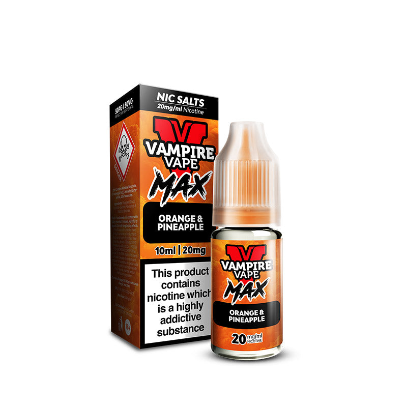 Vampire Vape Max Orange Pineapple Nic Salt | Vapestore UK Vampire Vape Max Orange Pineapple Nic Salt | Vapestore UK