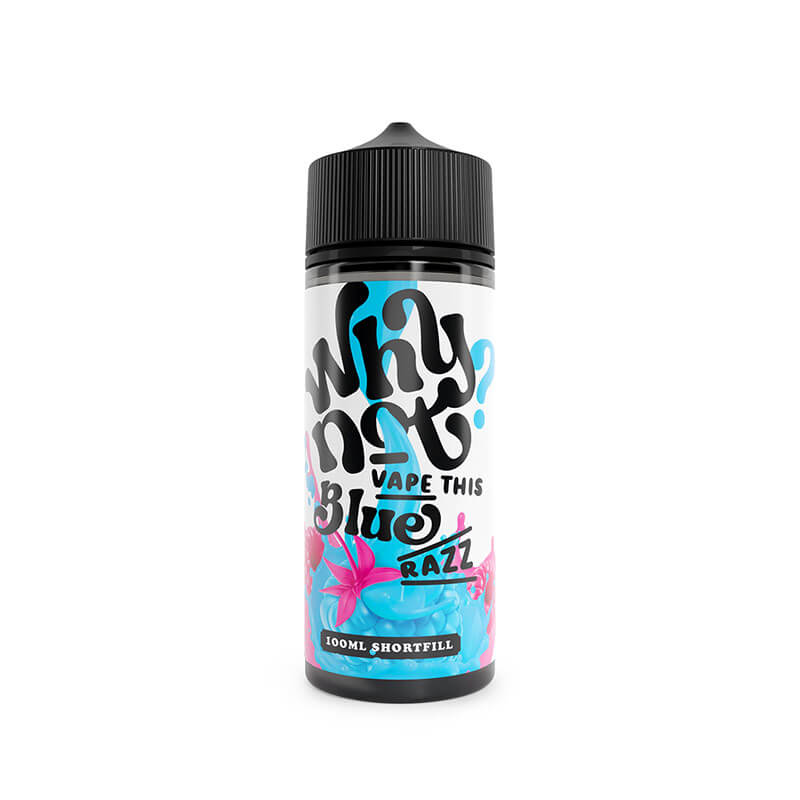Vape Juice Not Sweet Why Not? Blue Razz E-liquid Shortfill 100ml Vape Juice Not Sweet Why Not? Blue Razz E-liquid Shortfill 100ml
