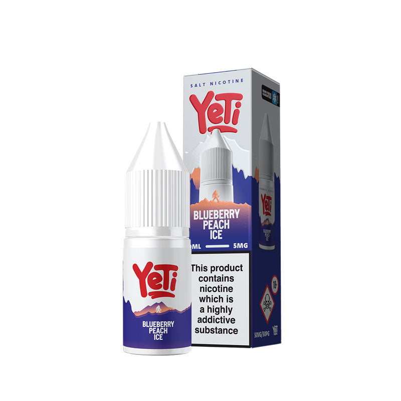 Yeti Summit Blueberry Peach Ice Nic Salt E-liquid | Vapestore UK Yeti Summit Blueberry Peach Ice Nic Salt E-liquid | Vapestore UK