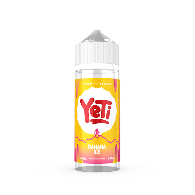Yeti Summit Series Banana Ice 100ml Shortfill E-Liquid – Premium Vape Juice with Great Flavour Yeti Summit Series Banana Ice 100ml Shortfill E-Liquid – Premium Vape Juice with Great Flavour