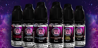 Discover Six New Irresistible Flavours in Vampire Vape's Bar Salts Collection
